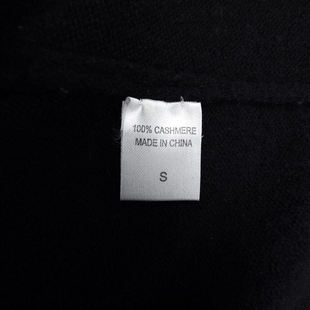 JUICY COUTURE 100% Cashmere Track Pant 90s Old Money Athleisure Lounge Black Y2k - Picture 7 of 7